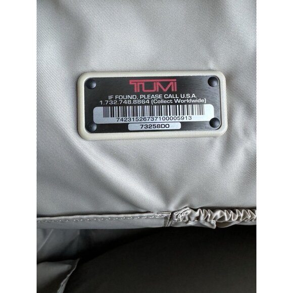 Tumi Unisex Travel Backpack Nylon Leather Black main image 7